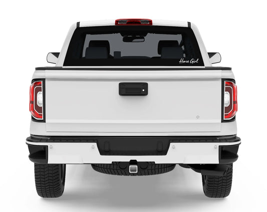 Horse Girl Car Sticker