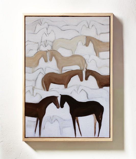 Mantle - Framed canvas