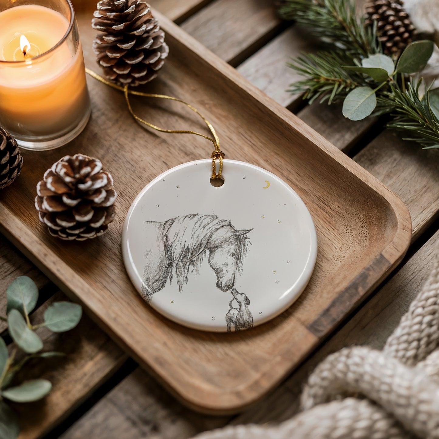 Best Friend Ceramic Ornament