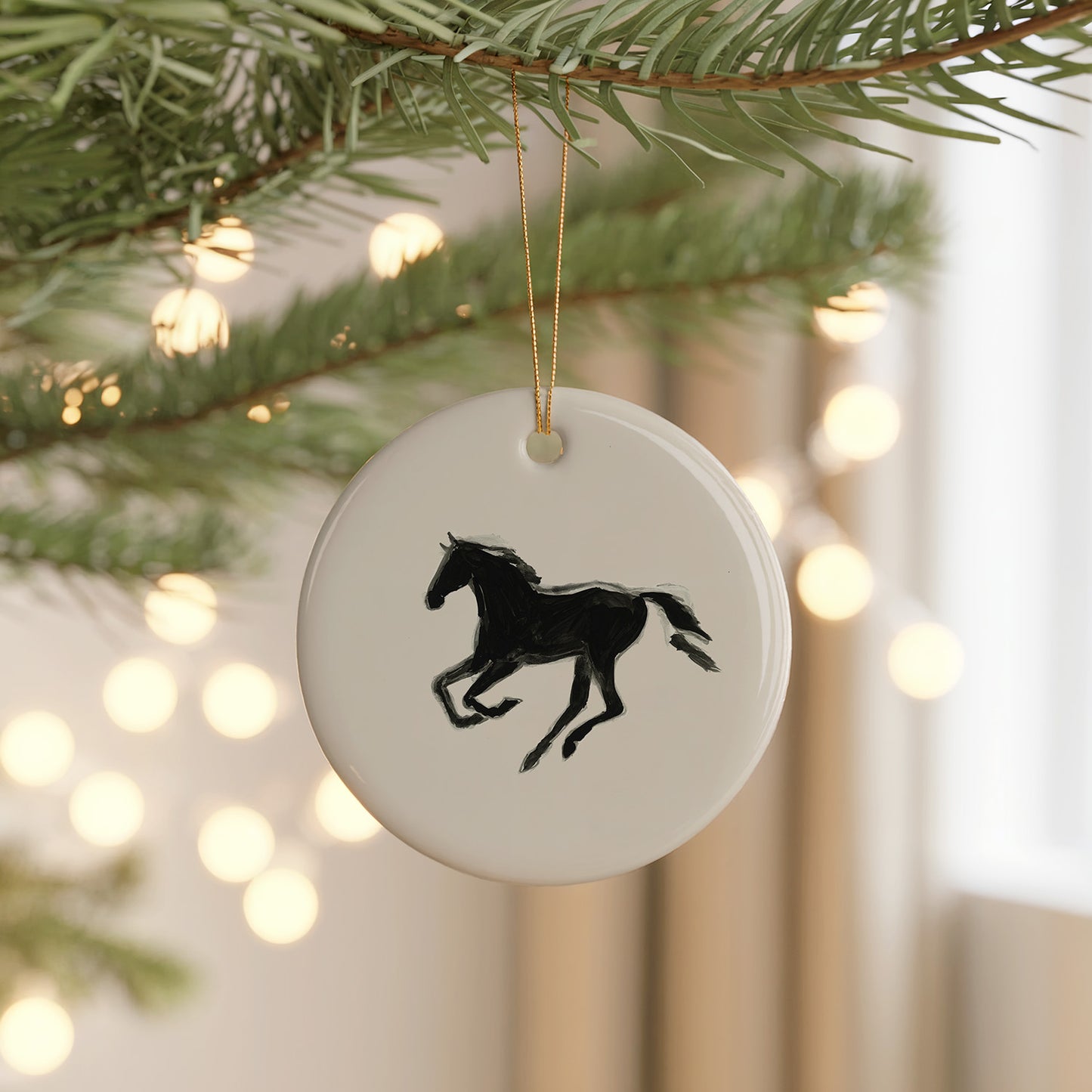 Horse & Rider Ornament Set (Bundle of 3)