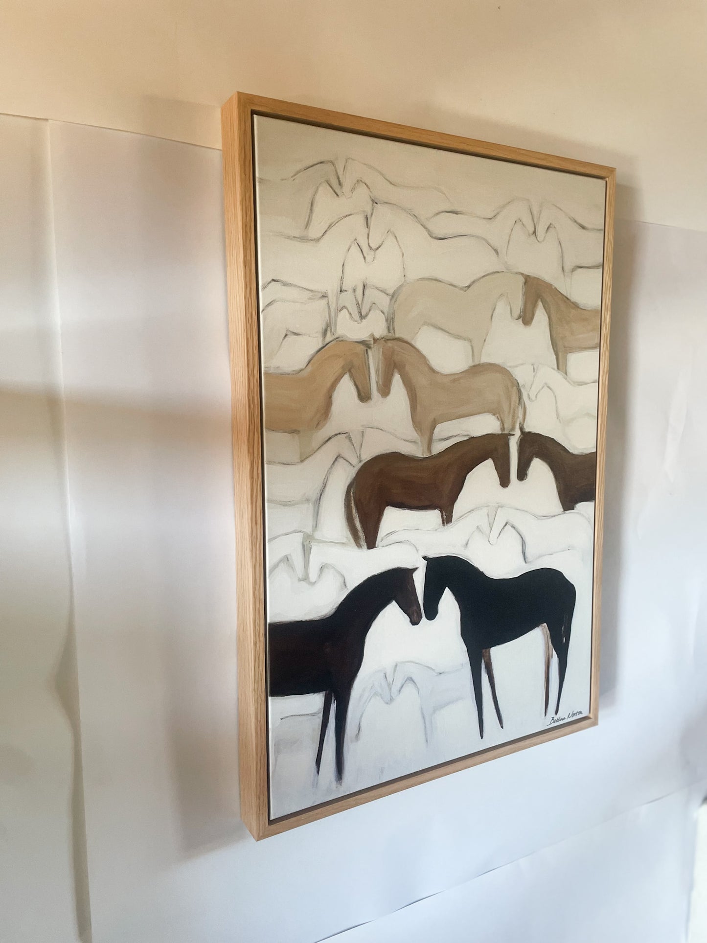 Mantle - Framed canvas