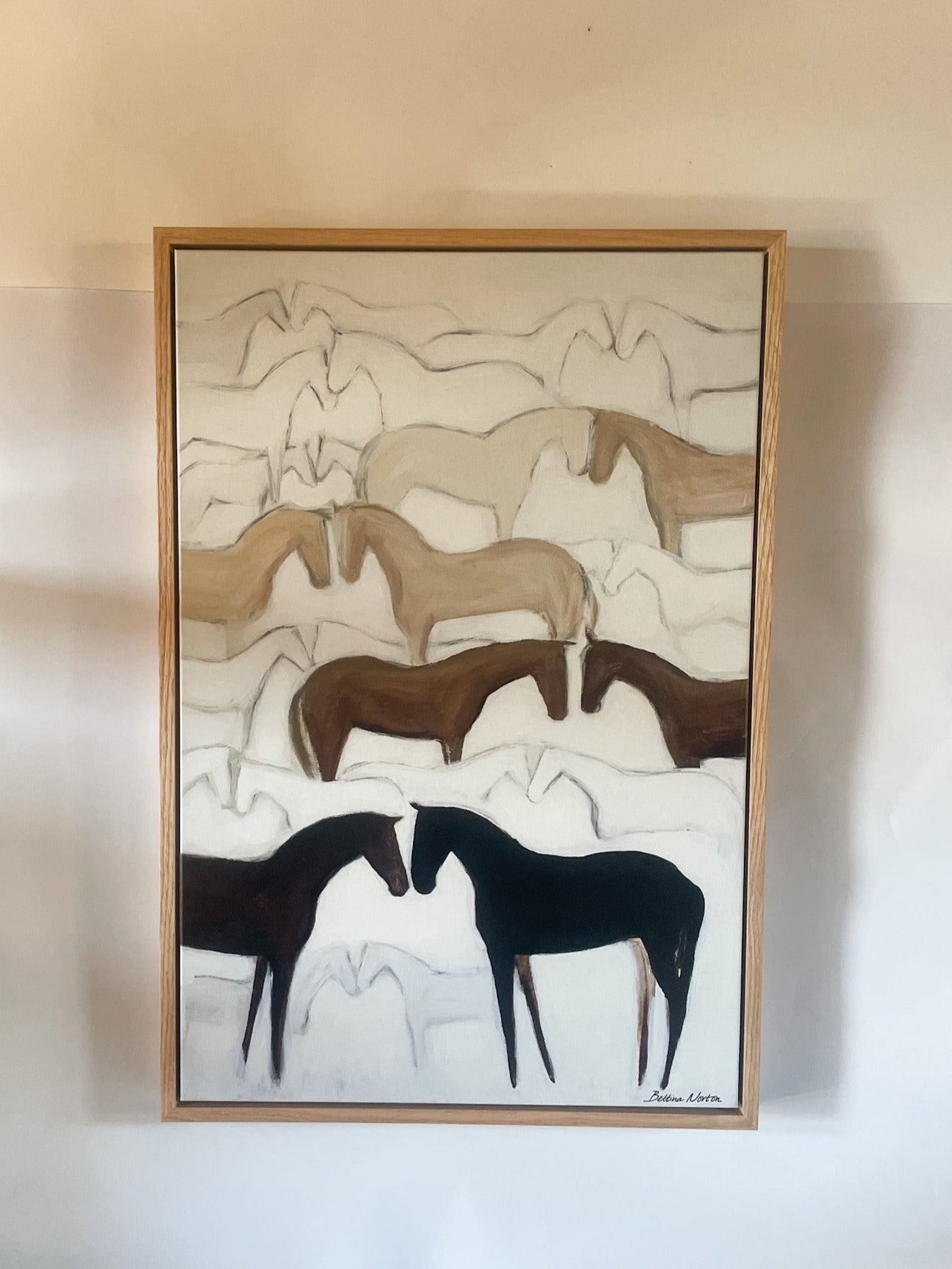 Mantle - Framed canvas