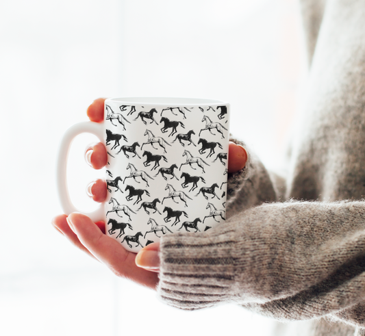 Pony Print Coffee Mug