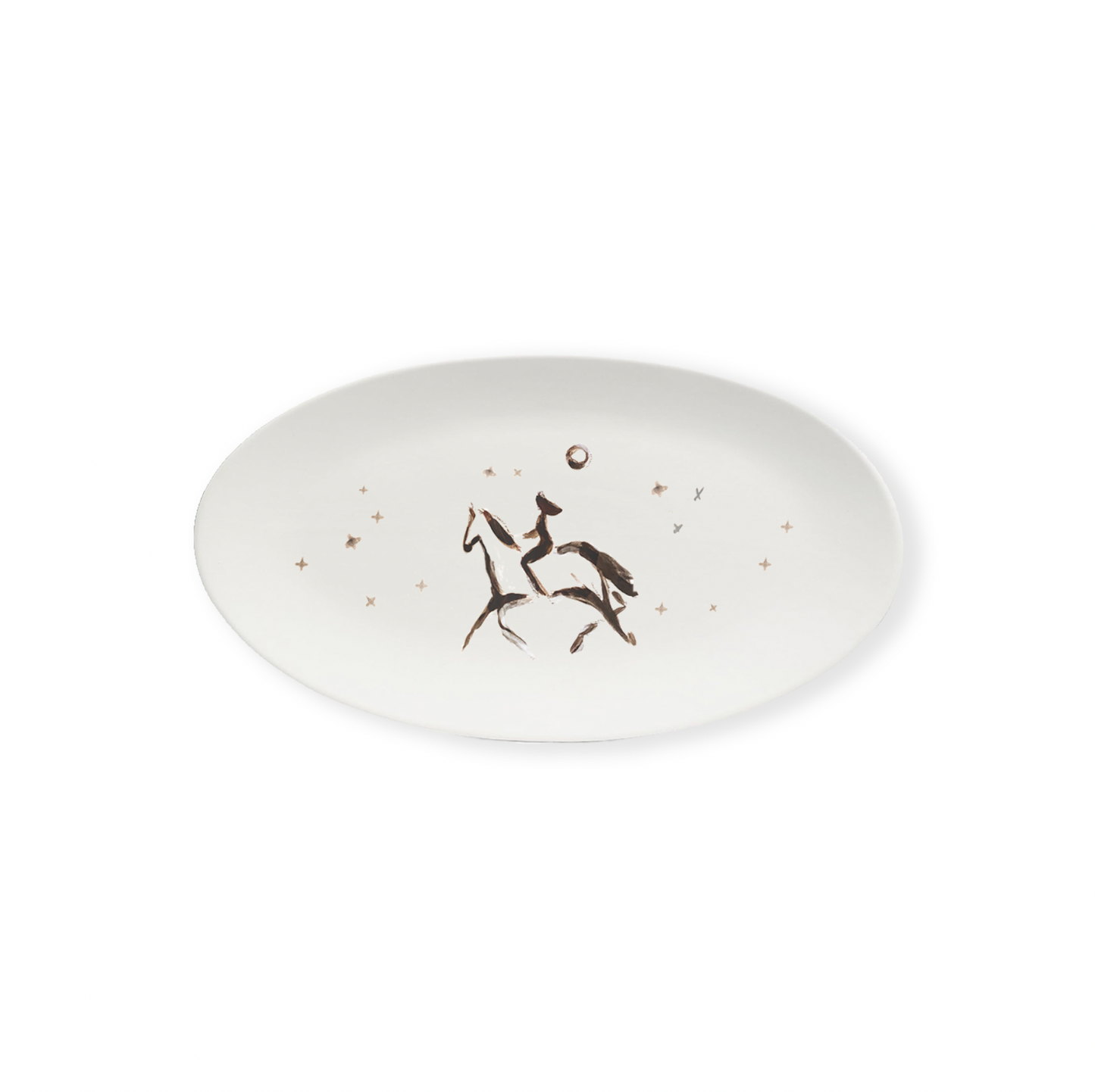 Night Ride Porcelain Platter