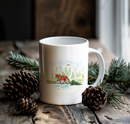 Picking up a Tree Coffee Mug