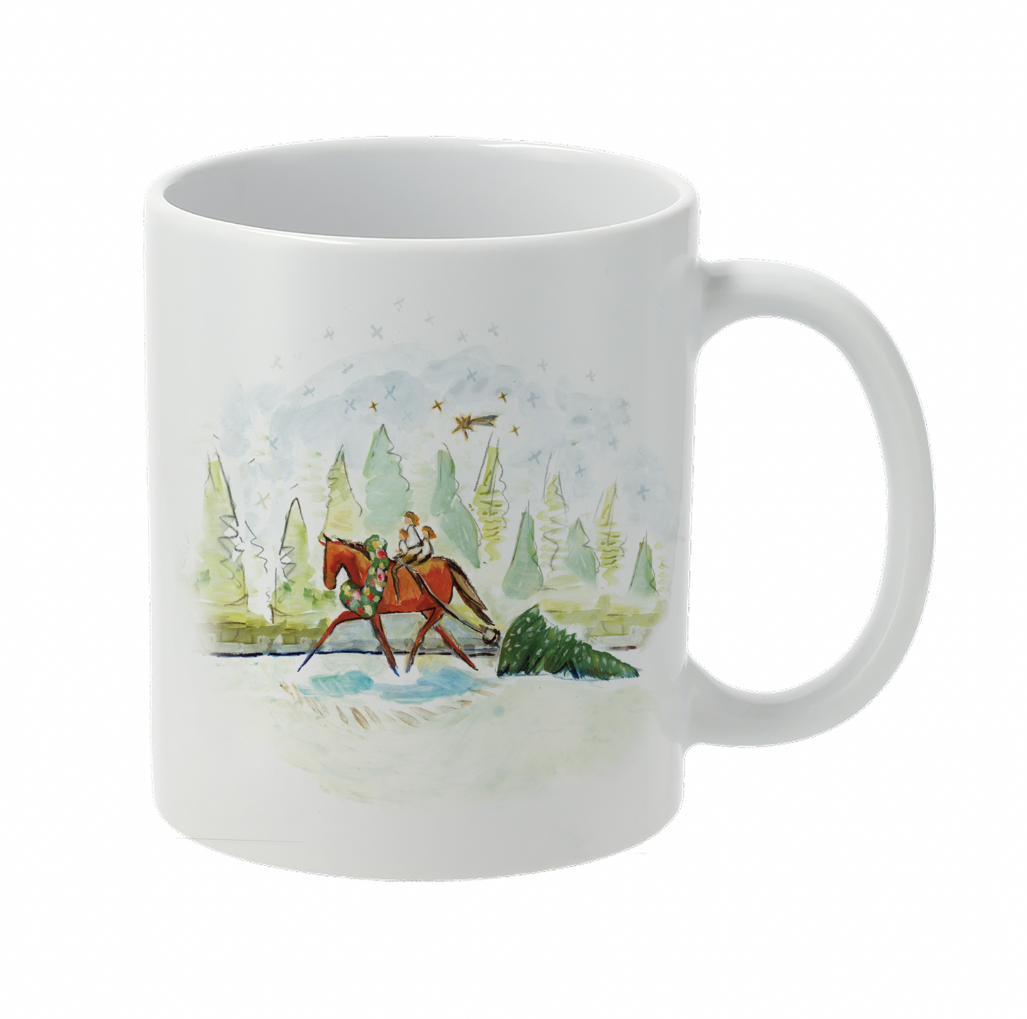Picking up a Tree Coffee Mug