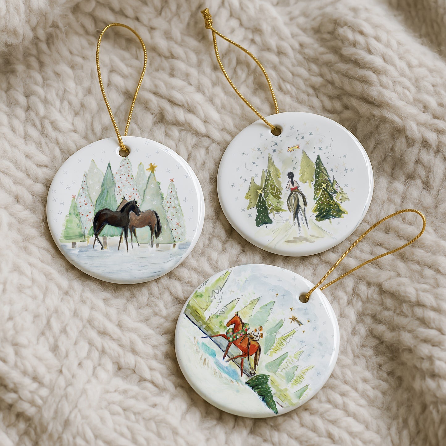 Christmas Ornament Set (Bundle of 3)