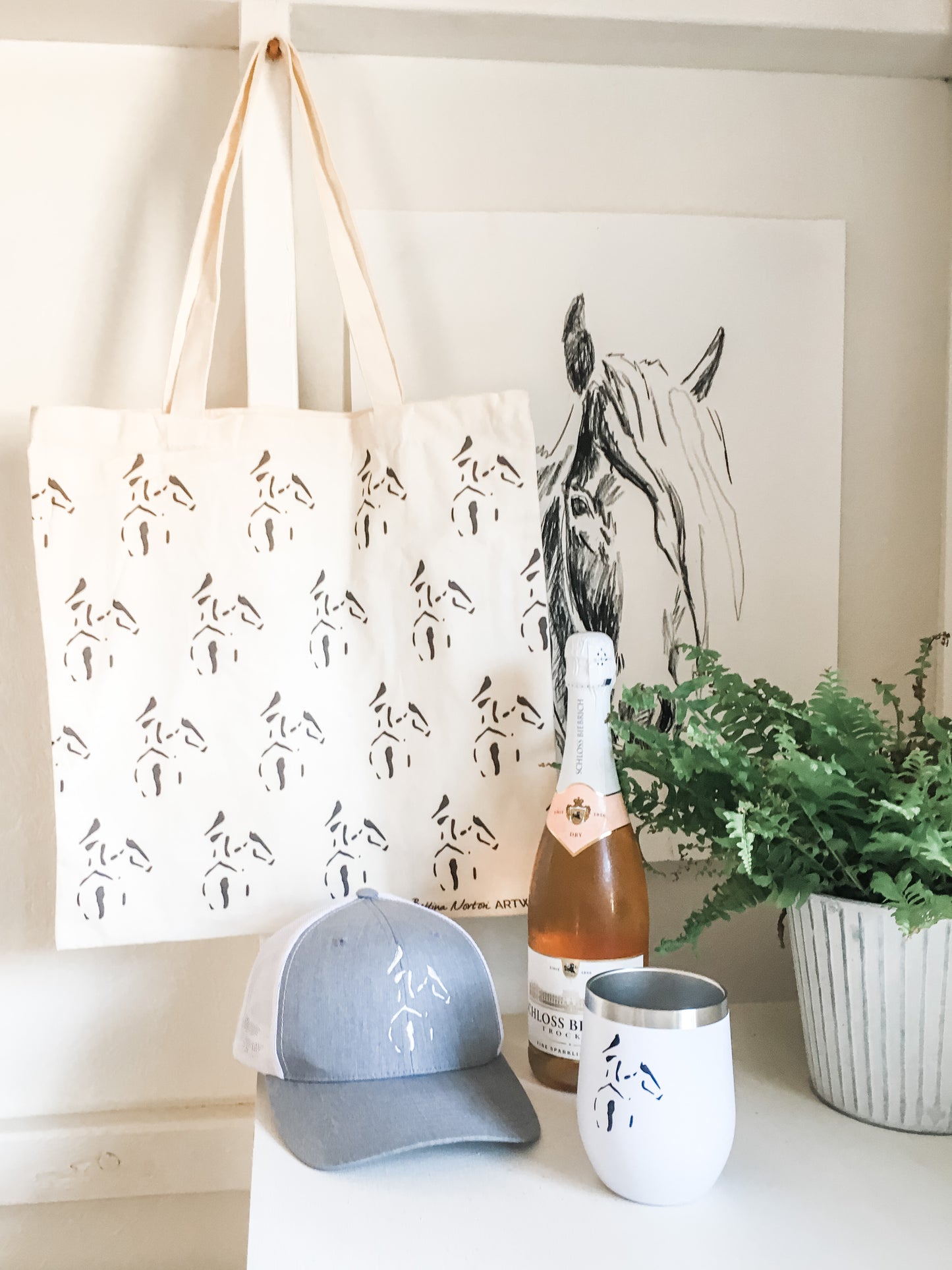 Horse Girl Wine Tumbler