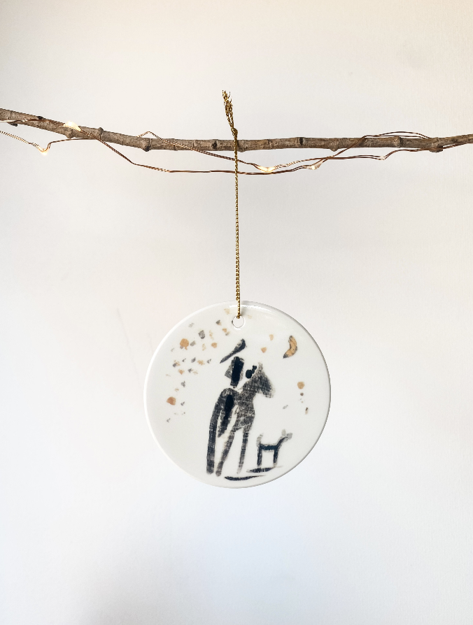 Horse Girl Christmas Ornament Set (Bundle of 3)