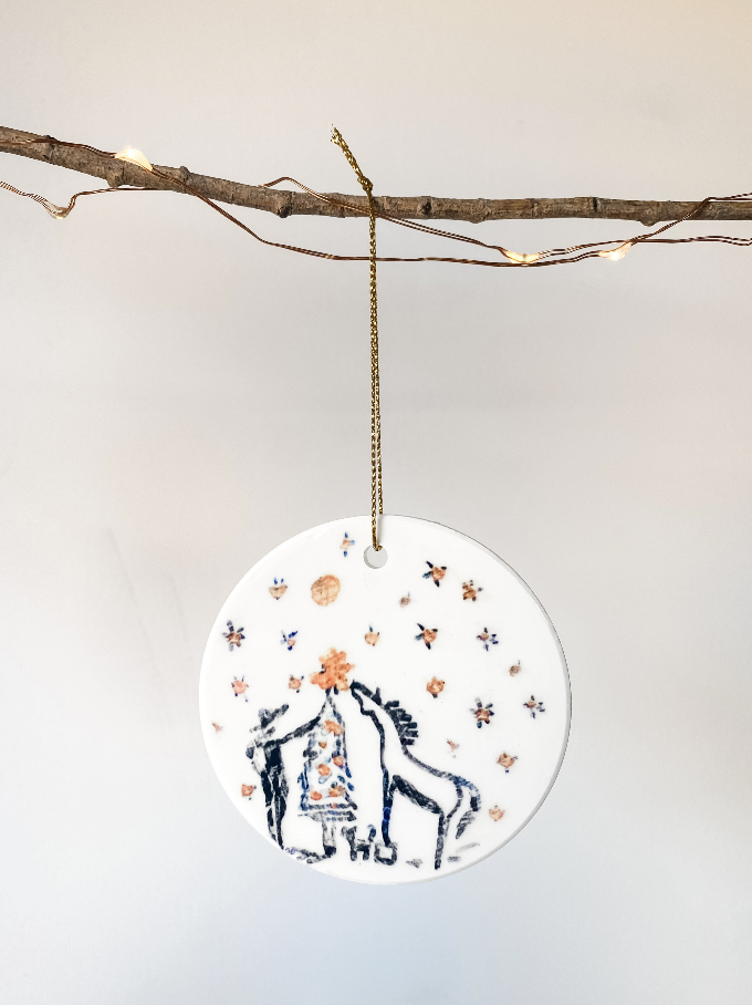 Horse Girl Christmas Ornament Set (Bundle of 3)