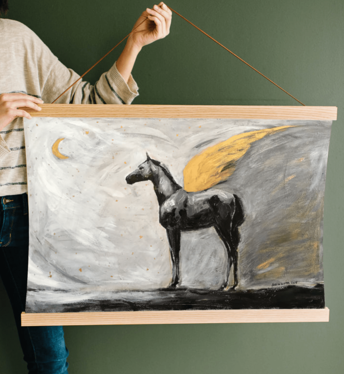How to frame art when you don't have a frame! - Bettina Norton Artwork 