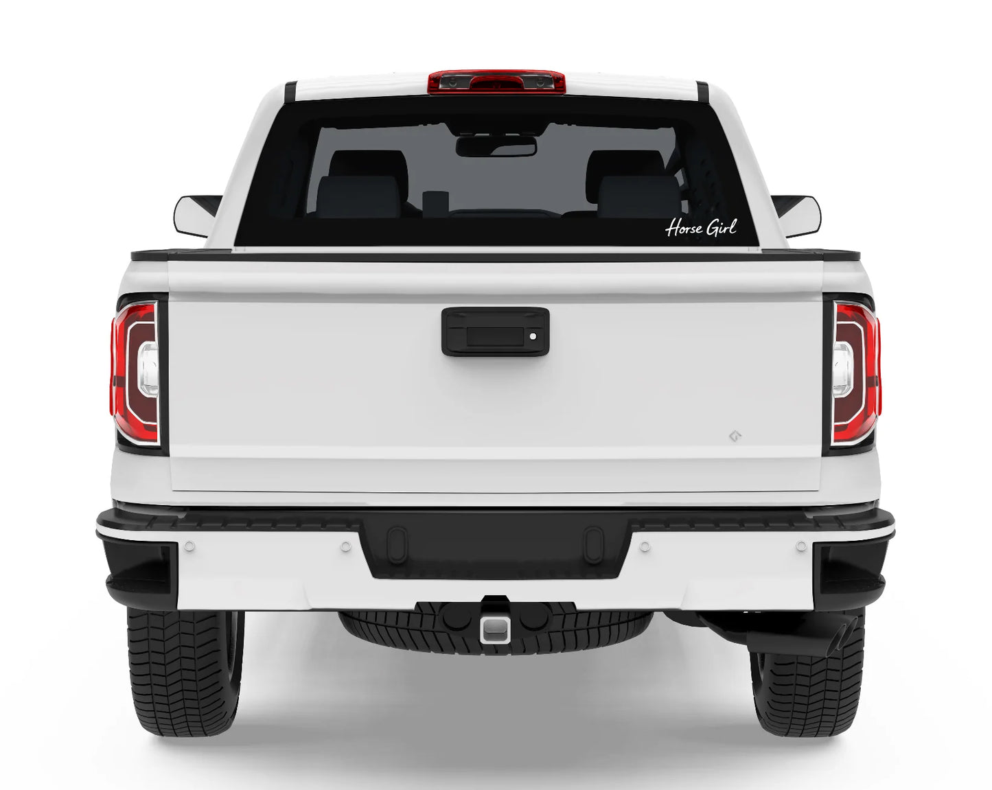 Horse Girl Car Sticker