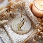 Golden Kisses Ornament