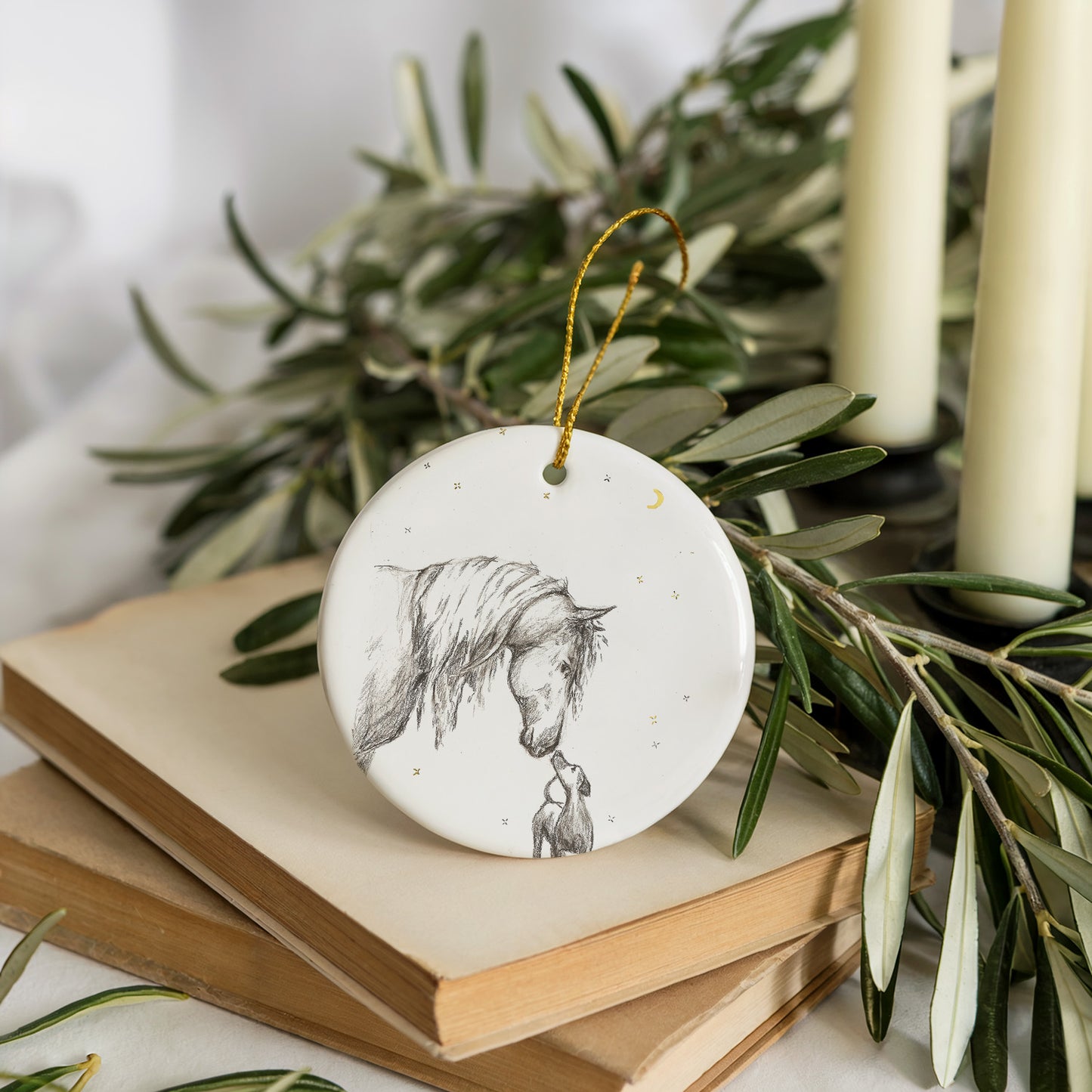 Best Friend Ceramic Ornament