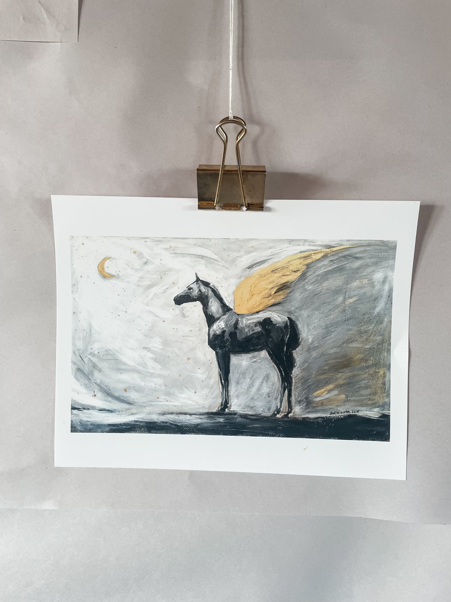 Winged Horse Print