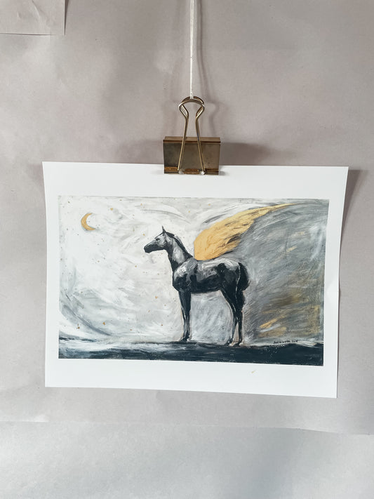 Winged Horse Print