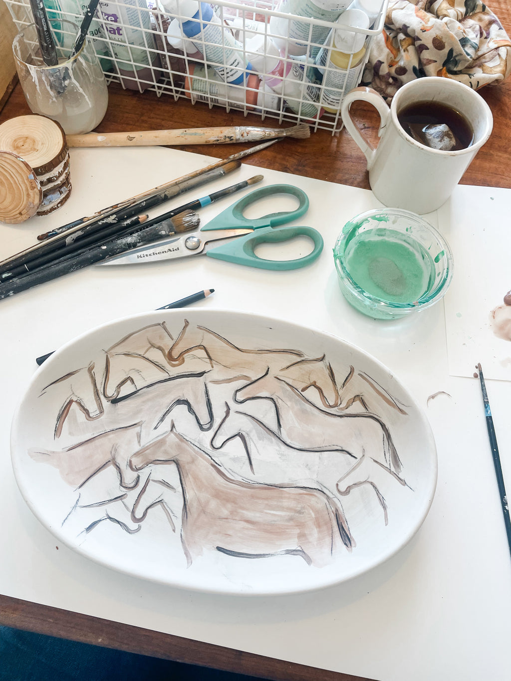 Platter 1 - Hand Painted Platter