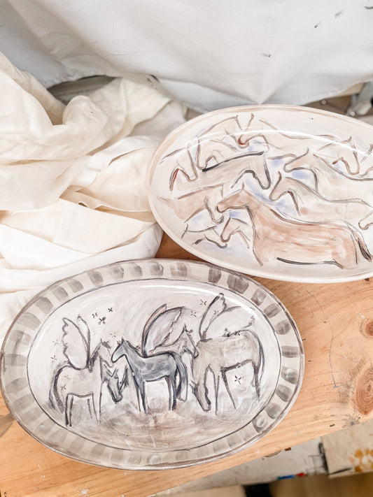 Platter 2 - Hand Painted Platter