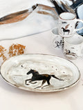 Black Horse - Hand Painted Platter