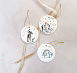 Horse Girl Christmas Ornament Set (Bundle of 3)