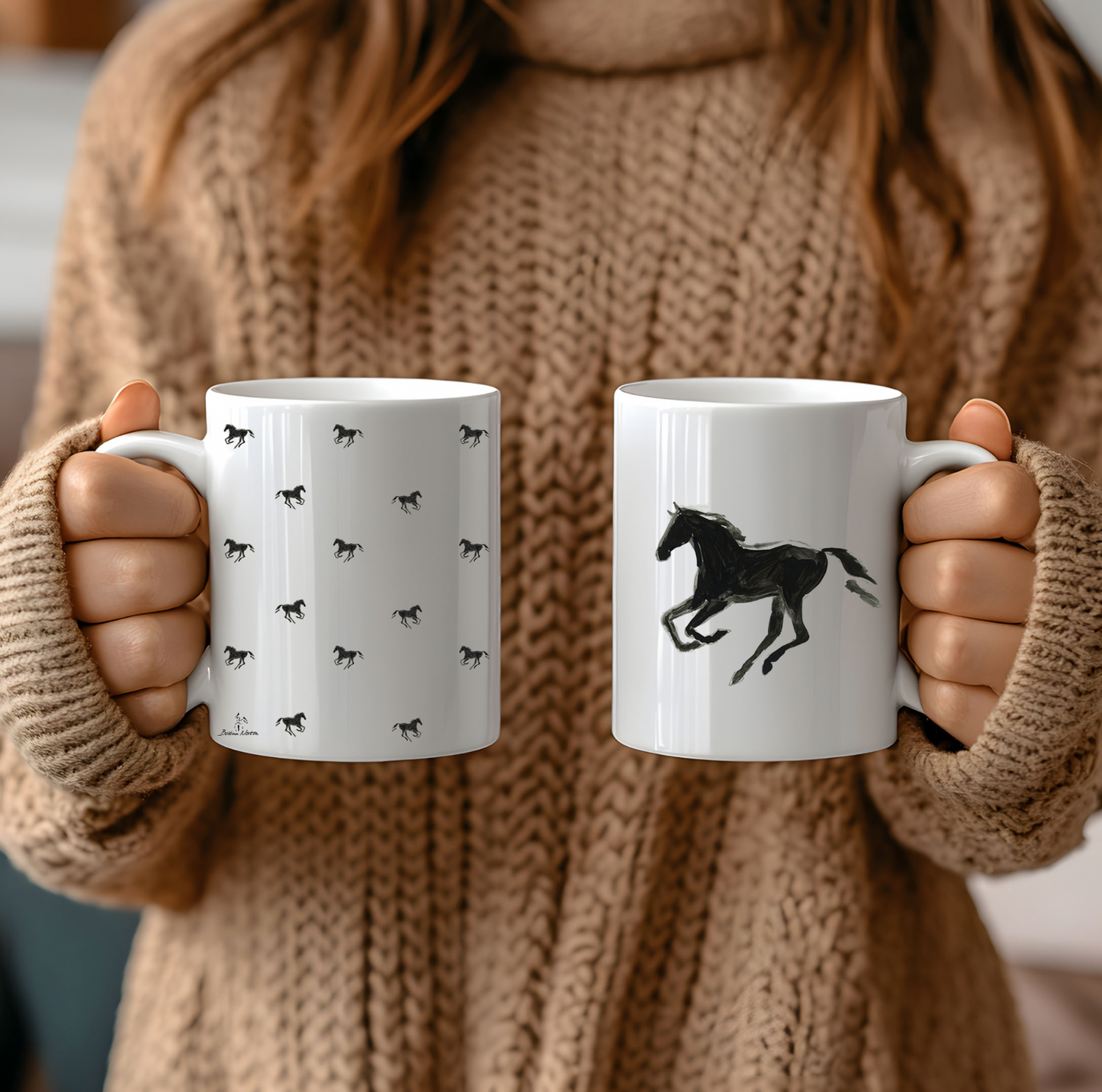 Black Beauty - Set of 2 Mugs