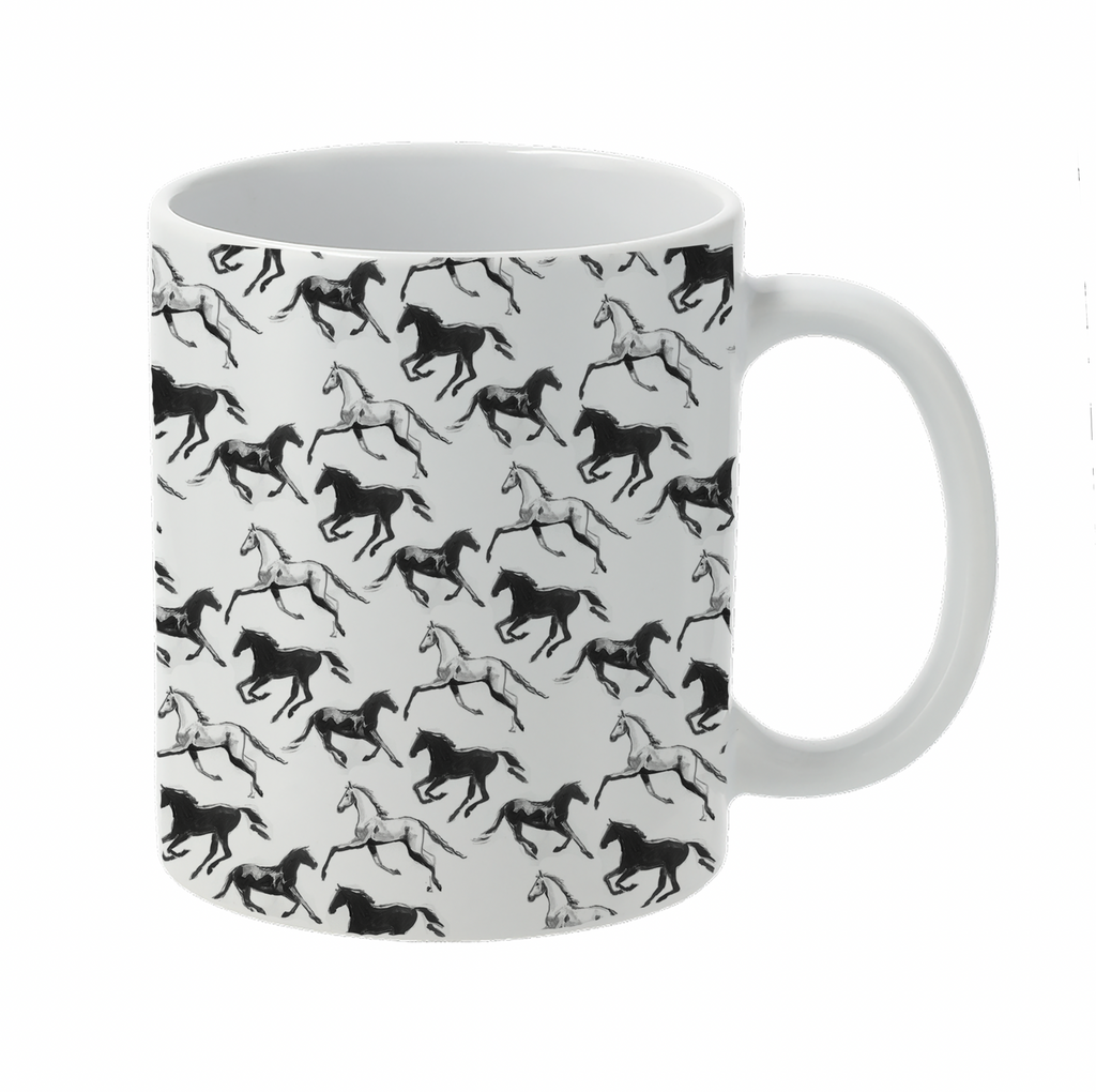 Pony Print Coffee Mug - Seconds