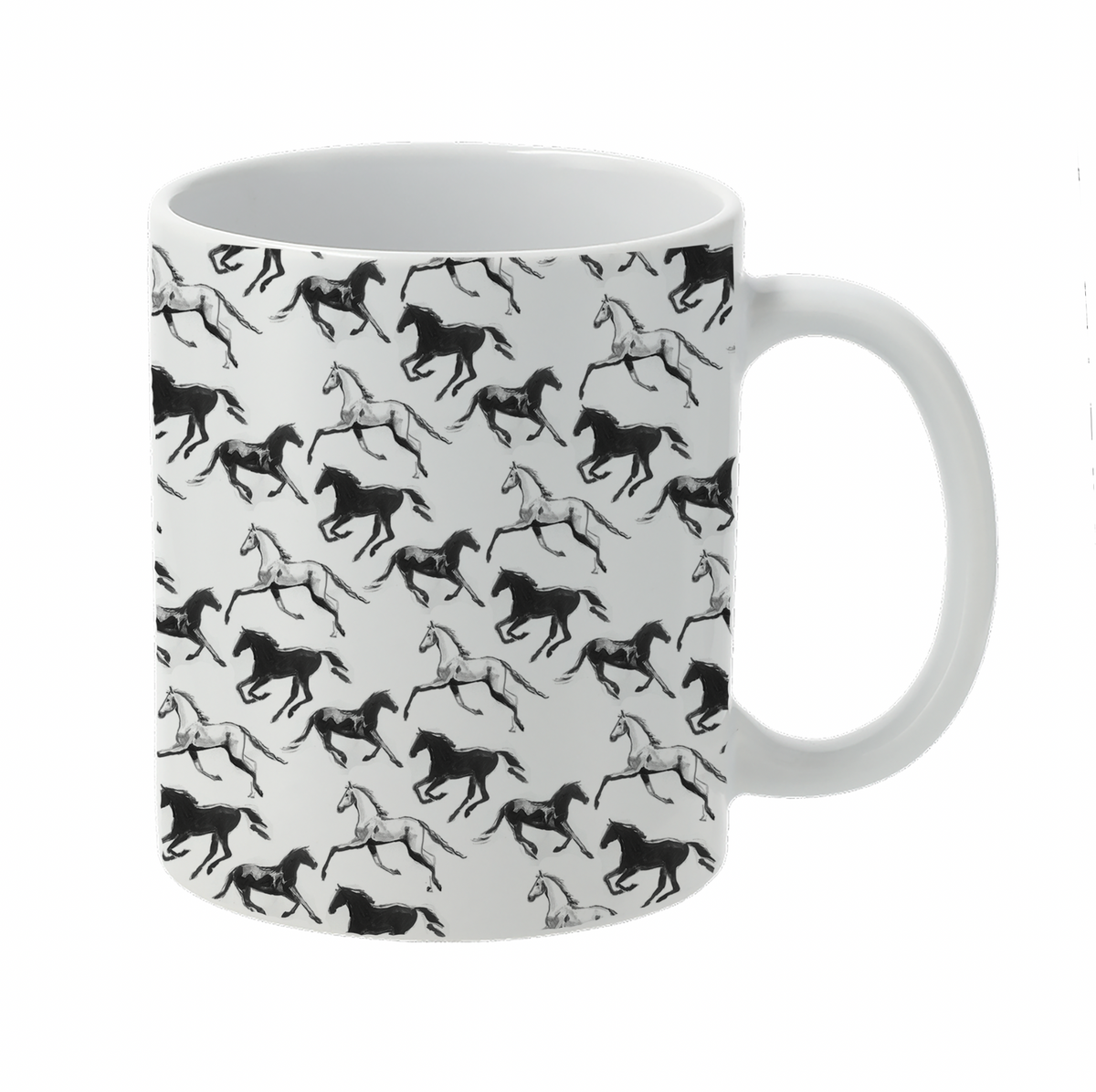 Pony Print Coffee Mug - Seconds