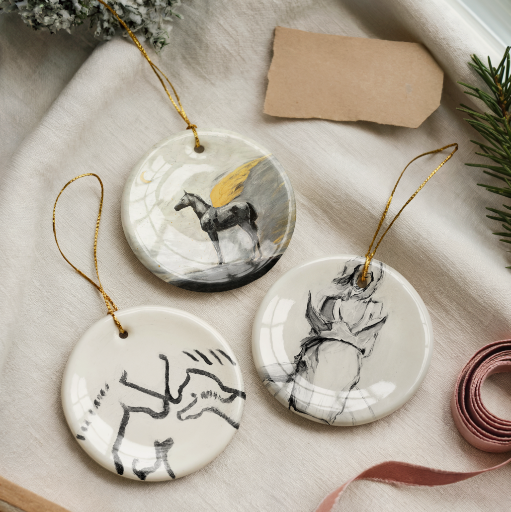 Equine Classics Ornament Set (Bundle of 3)