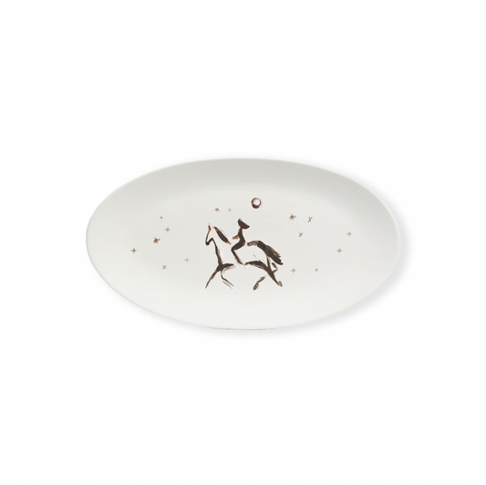 Night Ride Porcelain Platter