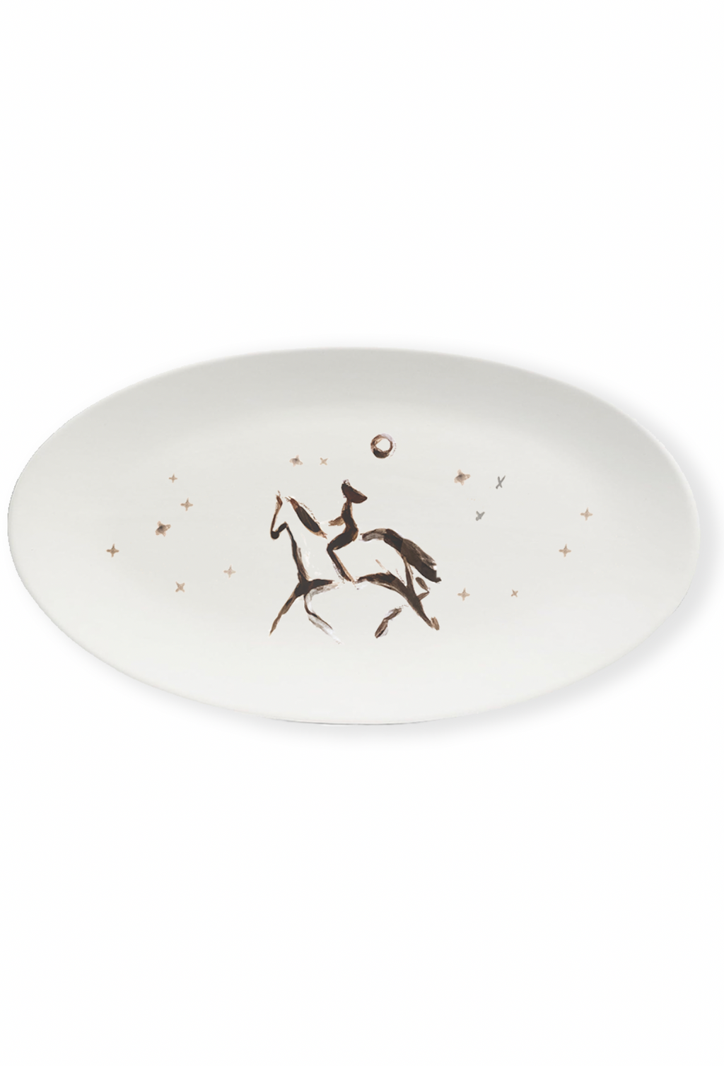 Night Ride Porcelain Platter