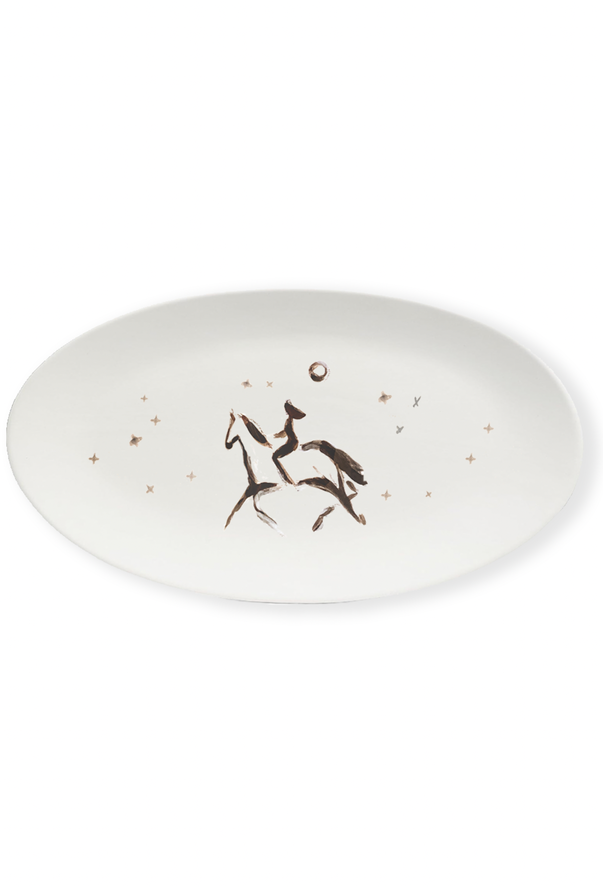 Night Ride Porcelain Platter