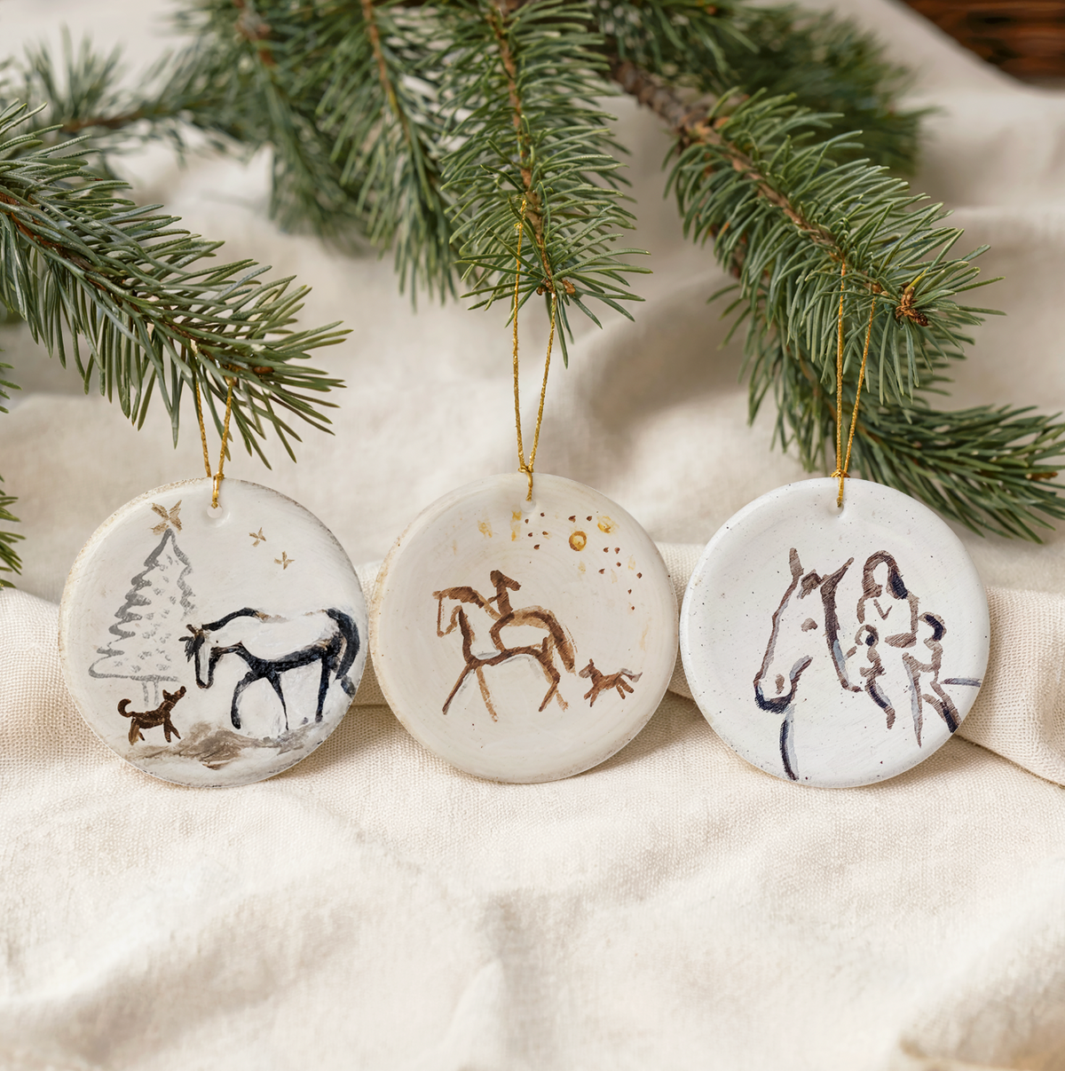 Woodland Trail Ornament Set (Bundle of 3)