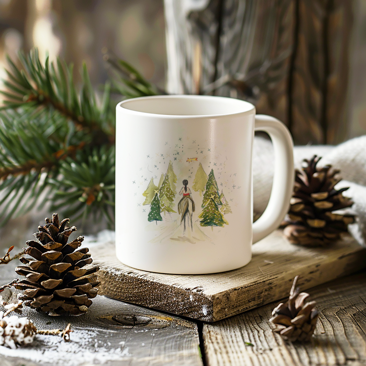 Snowy Ride Coffee Mug - Seconds