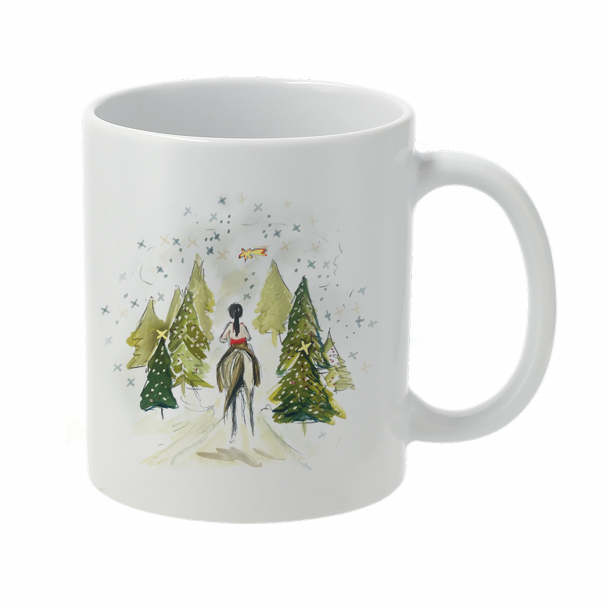 Snowy Ride Coffee Mug - Seconds