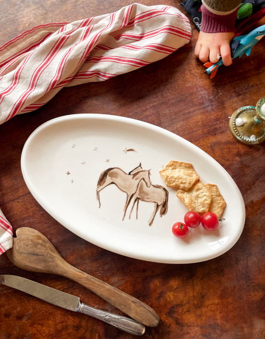 Together Again Porcelain Platter