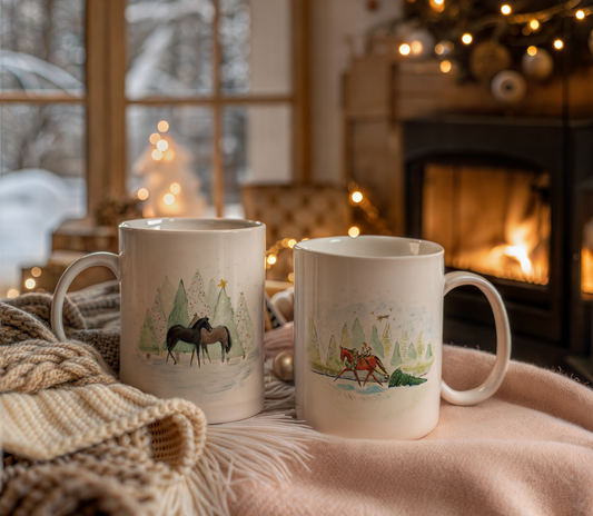 Picking up a Tree Coffee Mug
