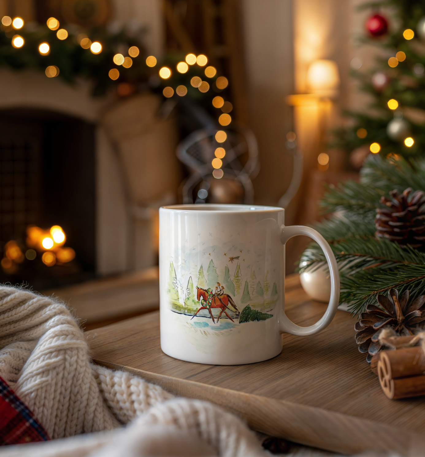 Picking up a Tree Coffee Mug