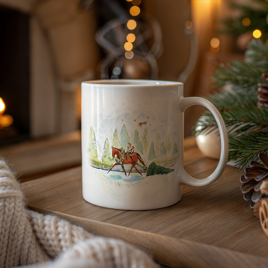 Picking up a Tree Coffee Mug