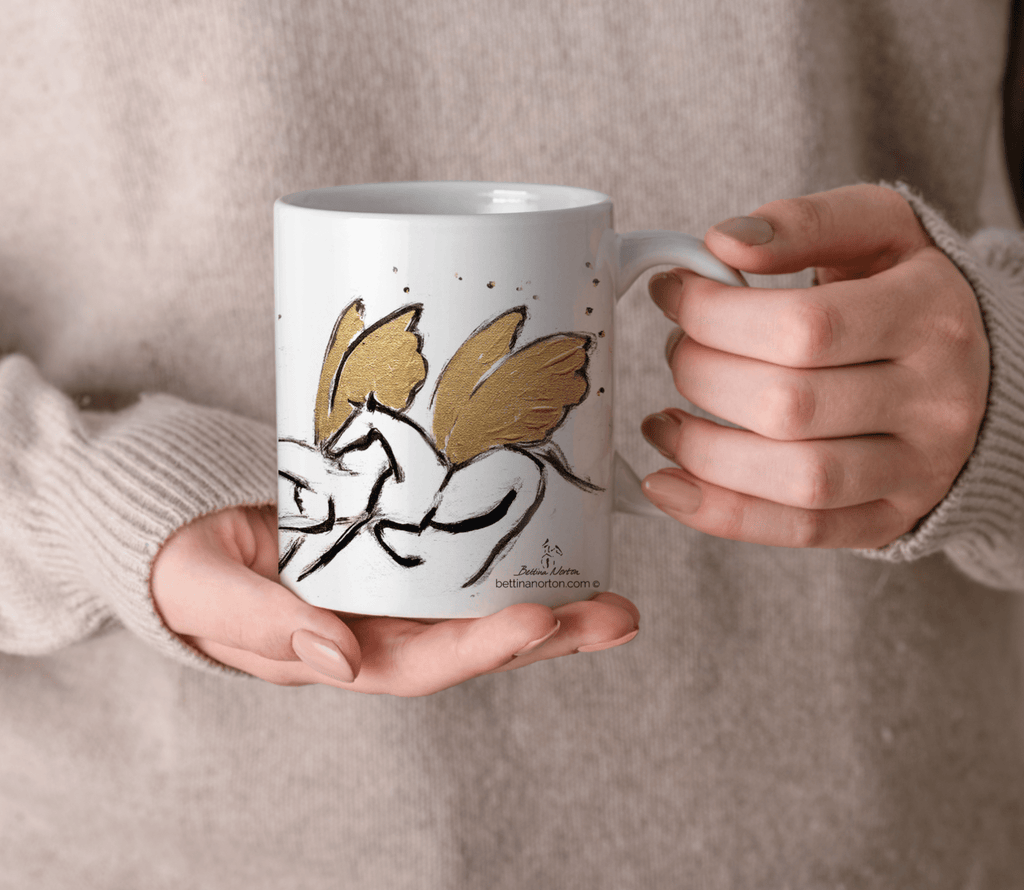 Angel Horse Coffee Mug - Bettina Norton Artwork