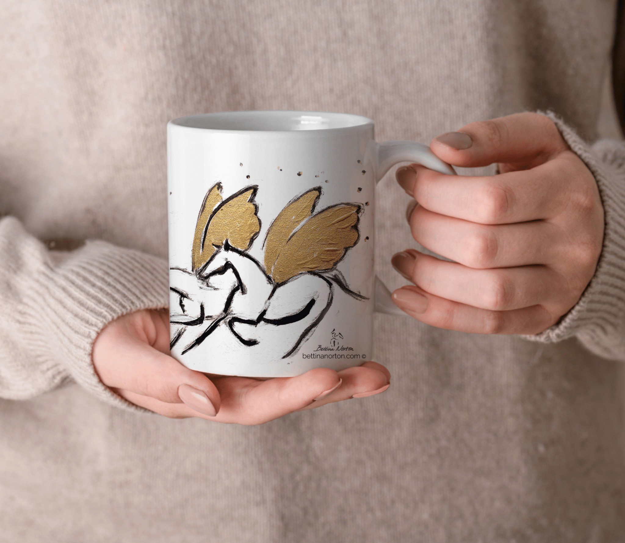 Angel Horse Coffee Mug - Bettina Norton Artwork