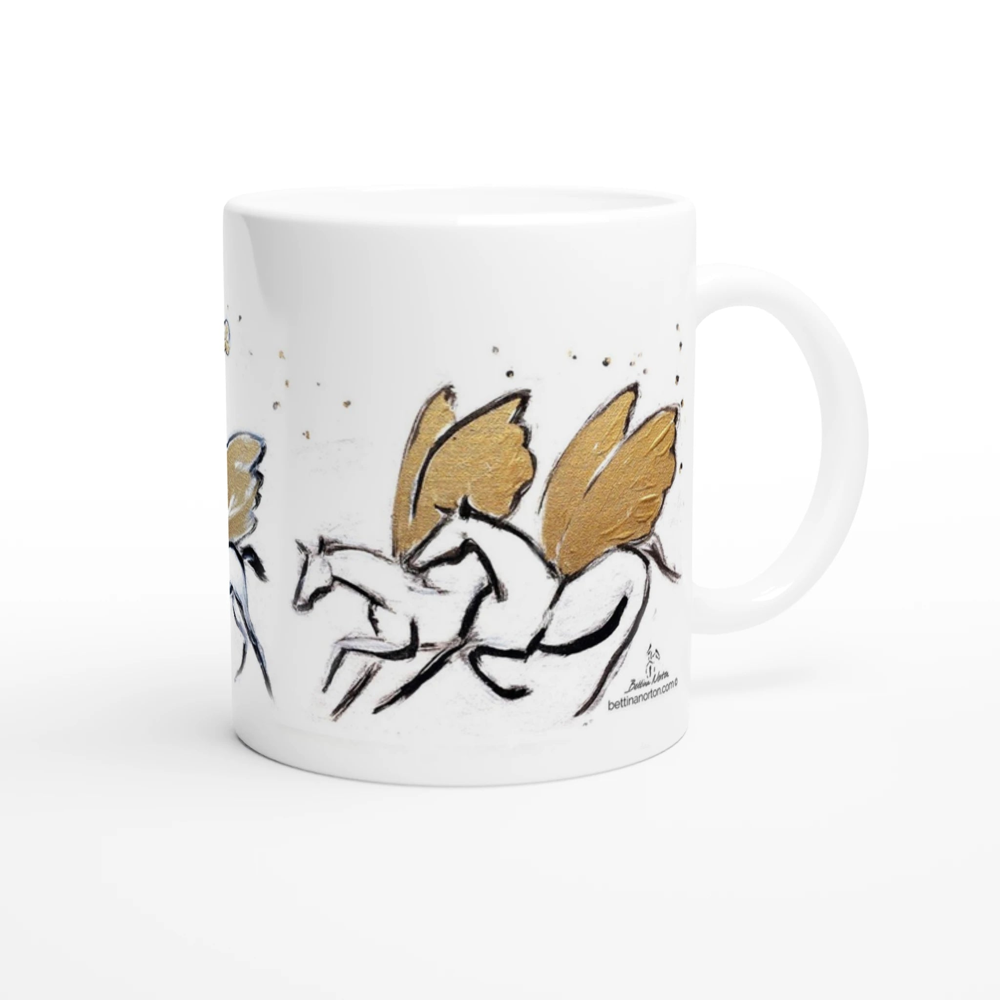 Angel Horse Coffee Mug - Bettina Norton Artwork