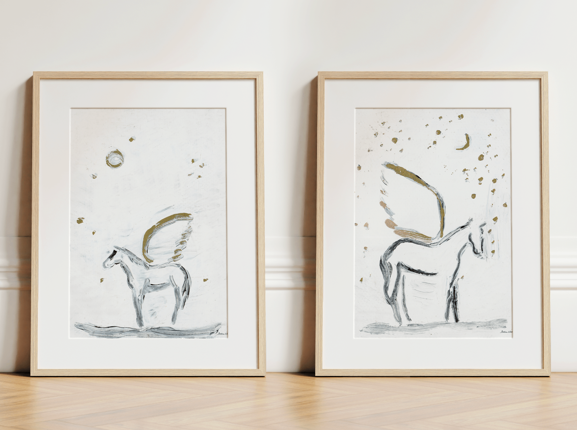 Angel Horses Set - Bettina Norton Artwork