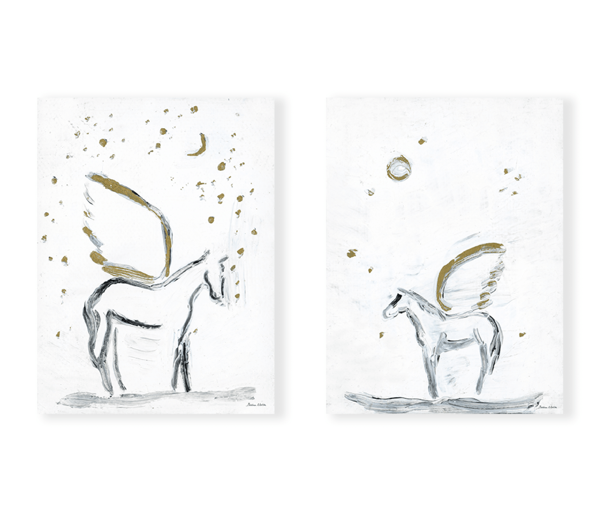 Angel Horses Set - Bettina Norton Artwork