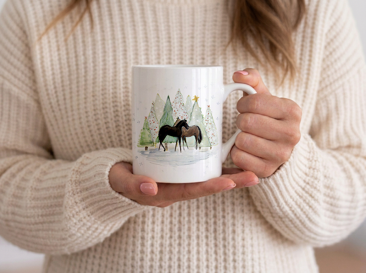 Bright Star Porcelain Coffee Cup