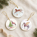 Pony for Christmas Ornament Set (Bundle of 3)