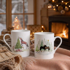 Horse & Star Porcelain Coffee Cup