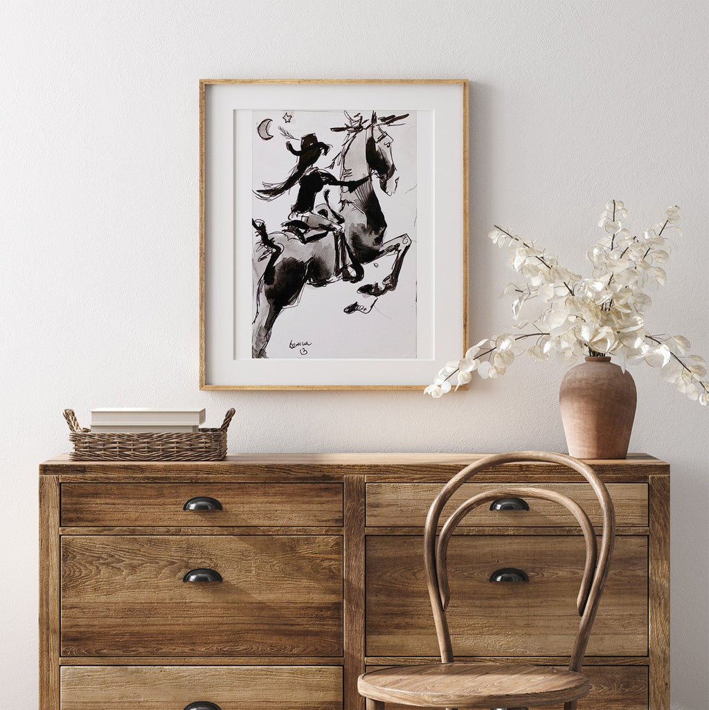 Cowgirl Moonshine - Bettina Norton Artwork