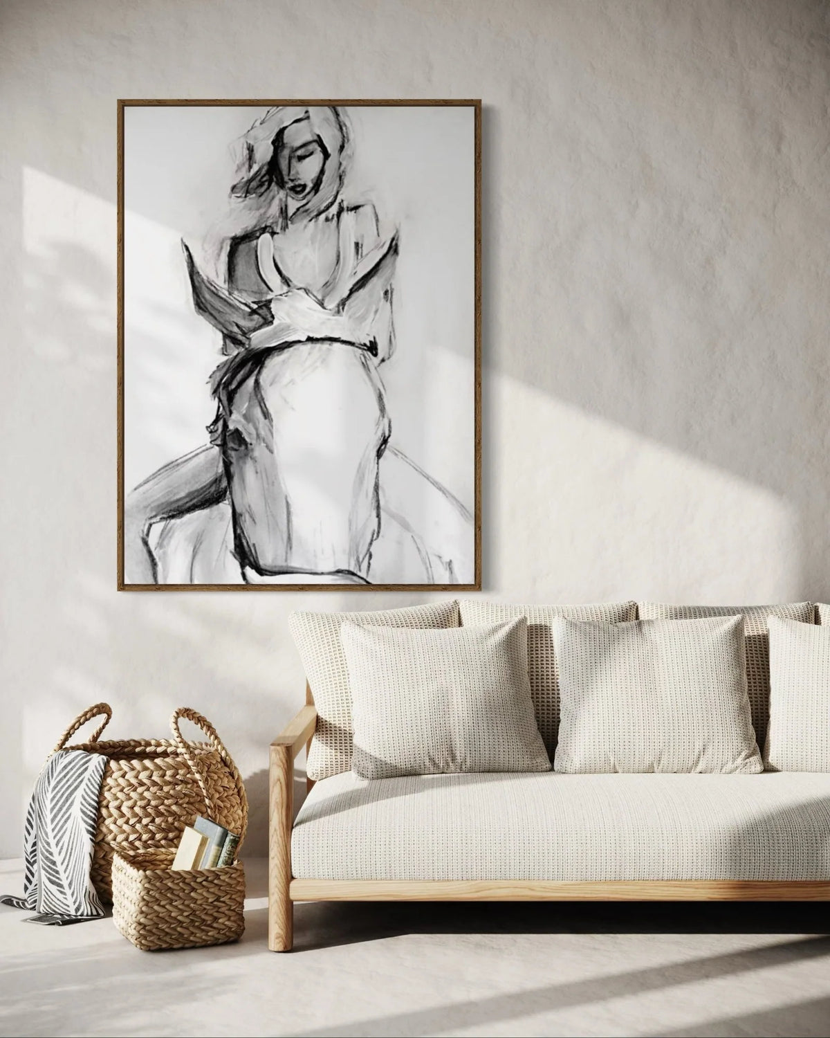 Girl - Unframed canvas - Seconds