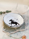 Trot - Hand Painted Ring Dish