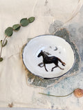 Trot - Hand Painted Ring Dish